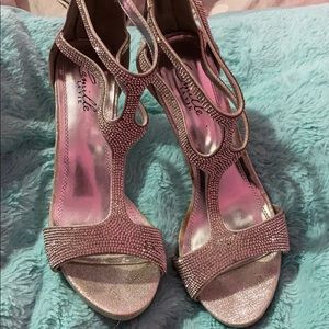 Silver Camille La vie prom Heel